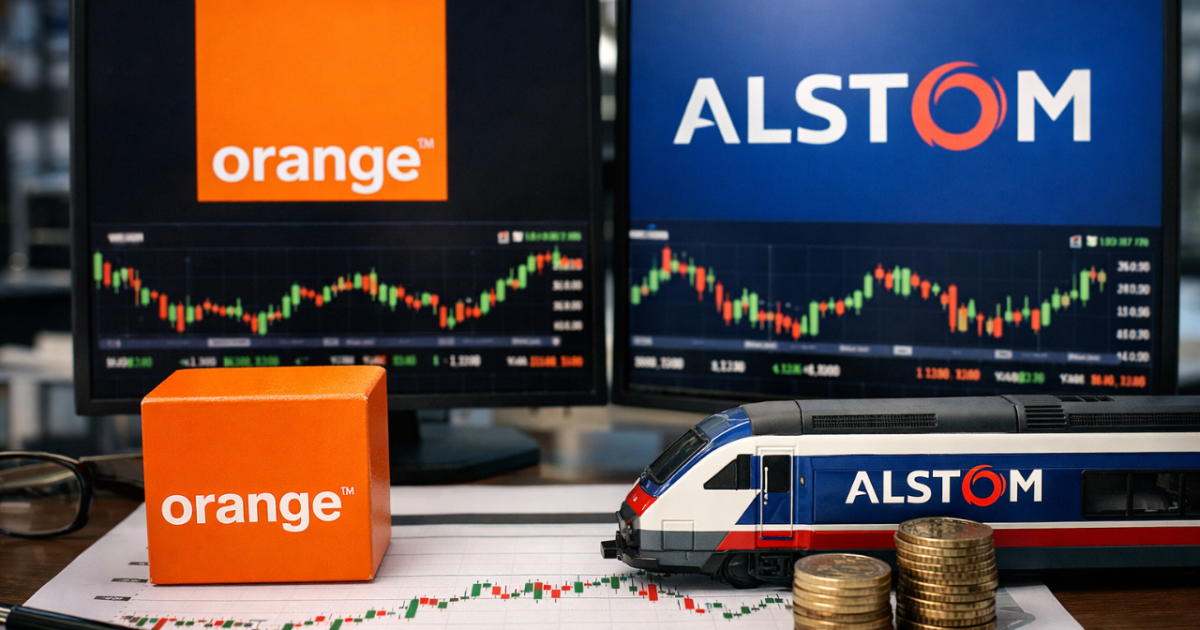 Alstom et Orange : les deux actions du CAC 40 les plus déterminantes aujourd’hui