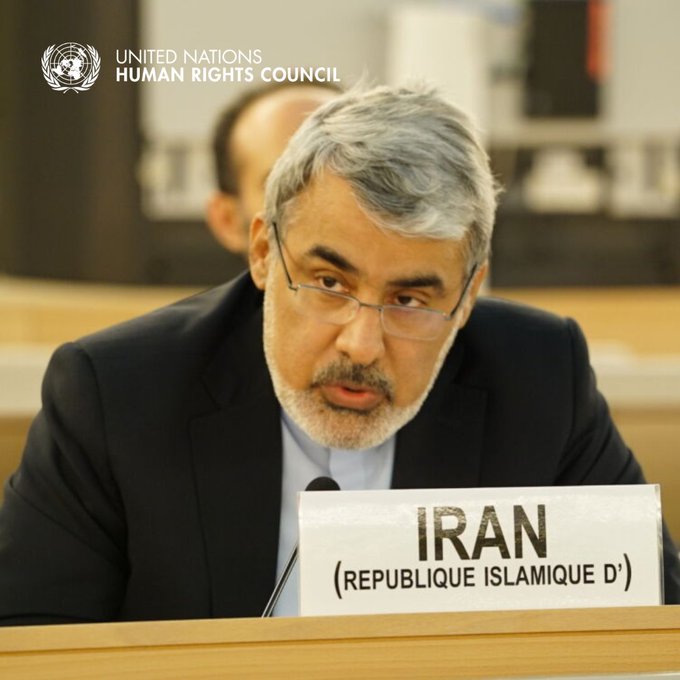 Iranul cere reparații complete pentru statele afectate de sancțiuni Ambasadorul iranian pe lângă Organizația Națiunilor Unite (ONU) de la Geneva, Ali Bahreini, a cerut crearea unui mecanism obligatoriu care să asigure despăgubiri complete pentru statele și populațiile afectate de sancțiunile internaționale