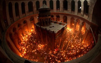 Biserica Sfântului Mormânt, redeschisă: Lumina Sfântă, așteptată la Ierusalim
