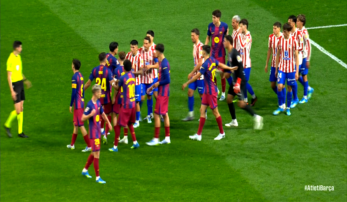 Scandal pe teren la derby-ul Atletico – Barcelona: Koke și Olmo, protagoniștii unui moment încins MADRID – Atmosfera a fost incendiară pe stadionul „Metropolitano” din Madrid, în timpul derby-ului din La Liga dintre Atletico Madrid și Barcelona