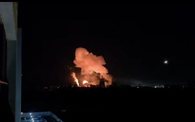 Explozie puternică la CET Vest din București: Incendiu la transformatoare