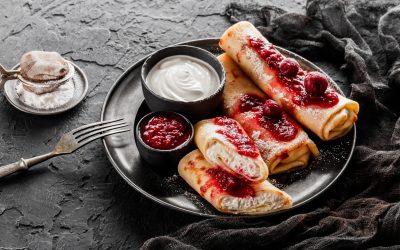 Clătite pufoase la cuptor, cu brânză de vaci: Desertul perfect de Paște