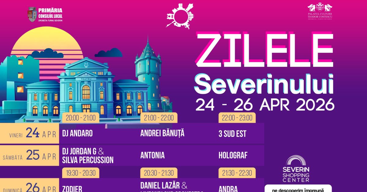 Severin Shopping Center celebrează Zilele Severinului cu evenimente pentru toate vârstele