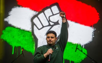 FOTOGALERIE: Protest uriaș anti-Orban la Budapesta, cu mii de oameni