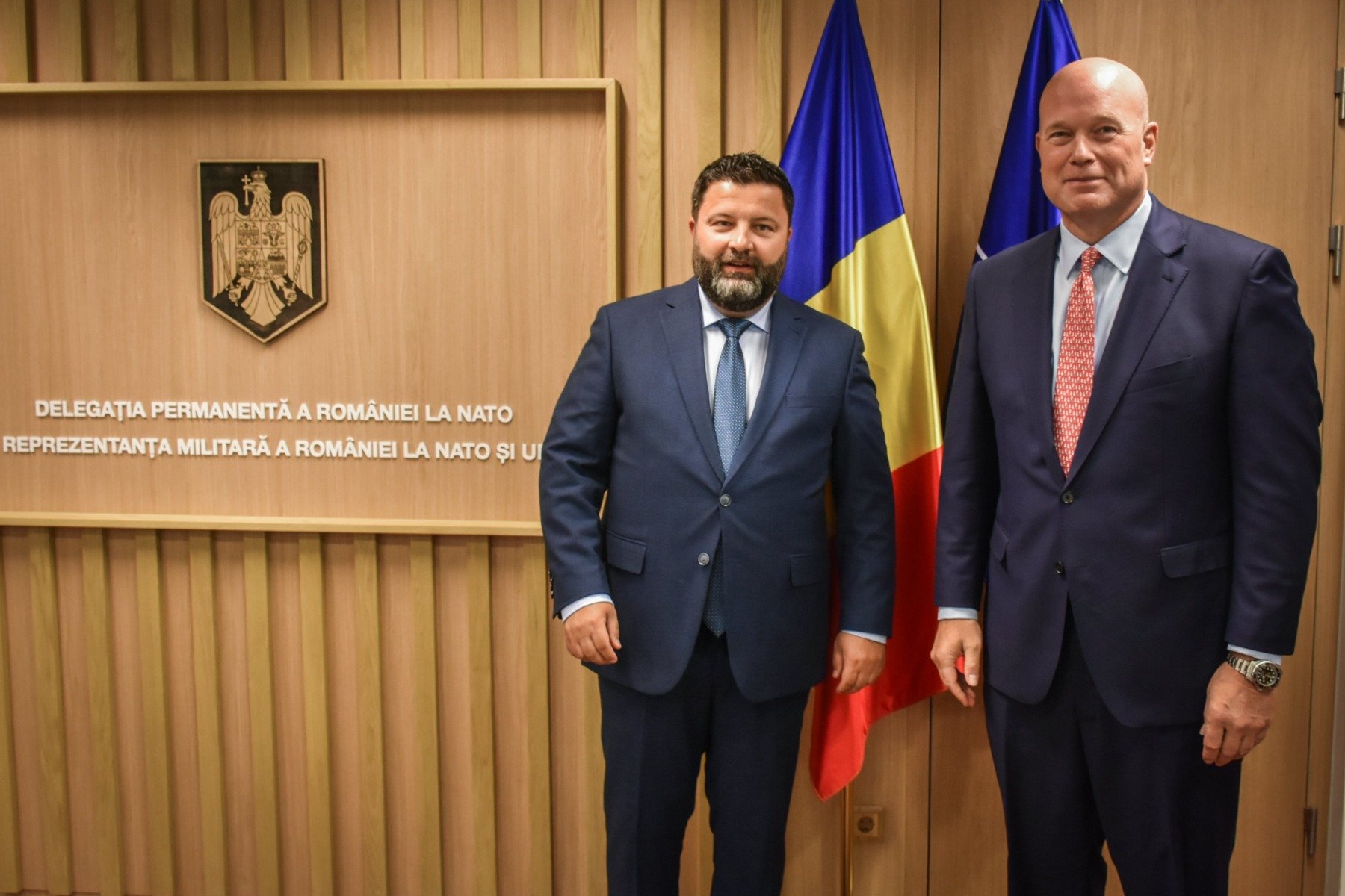Franța și SUA vor un rol european mai puternic în NATO PARIS – Ambasadorul SUA la NATO, Matthew Whitaker, și ministra delegată franceză a armatei, Alice Rufo, au discutat vineri, la Paris, despre necesitatea ca Europa să își asume mai multe responsabilități în cadrul Alianței Nord-Atlantice