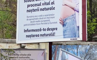 Panouri pro-naștere naturală în București: Un deputat trage semnalul de alarmă!