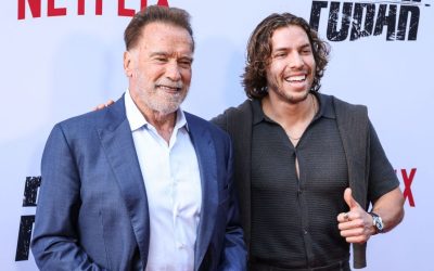 Fiul secret al lui Arnold Schwarzenegger, Joseph Baena, urcă pe podium