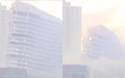 Miami: Implozie spectaculoasă în 20 de secunde. Un zgârie-nori a fost ras!