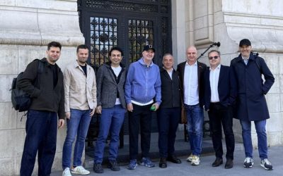 Petrescu (City Grill) și Savopol (5 to go), la discuții cu Ciucu despre terasele tot anul