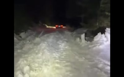 Înzăpeziți de Înviere: Tatăl și fiul, blocați în Cheile Oltețului, salvați de salvamontiști