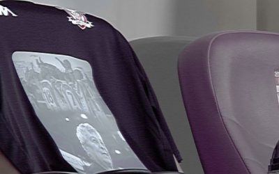 Rapidiștii omagiază MARELE Mircea Lucescu în Giulești