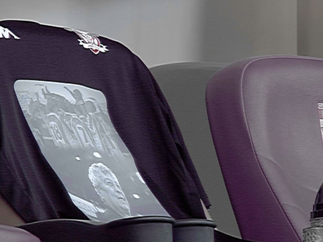 Rapidiștii omagiază MARELE Mircea Lucescu în Giulești