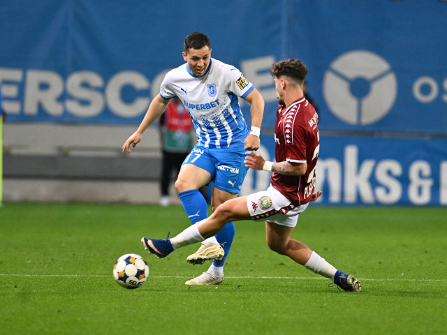 Victorie Craiova cu Rapid: Oltenii egalează U Cluj în clasament