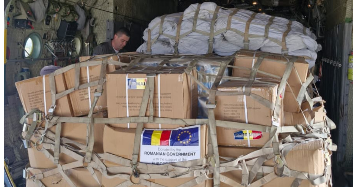 România trimite 15 tone de ajutoare în Liban, cu avioane MApN