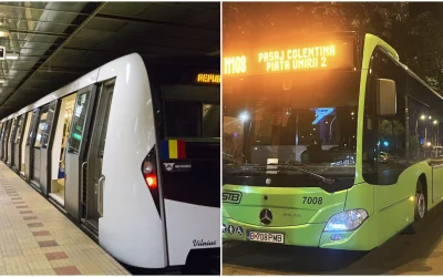Metroul și STB în București, de Paște: Cum circulă în Noaptea Învierii