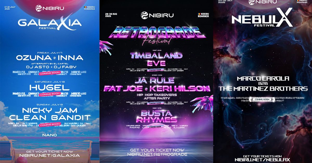 Nouăzeci de artiști și festivaluri, anunțul-maraton de 5 ore