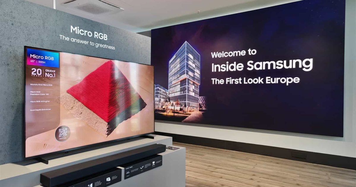 Samsung lansează televizoarele Micro RGB: Viitorul imaginii se vede acum