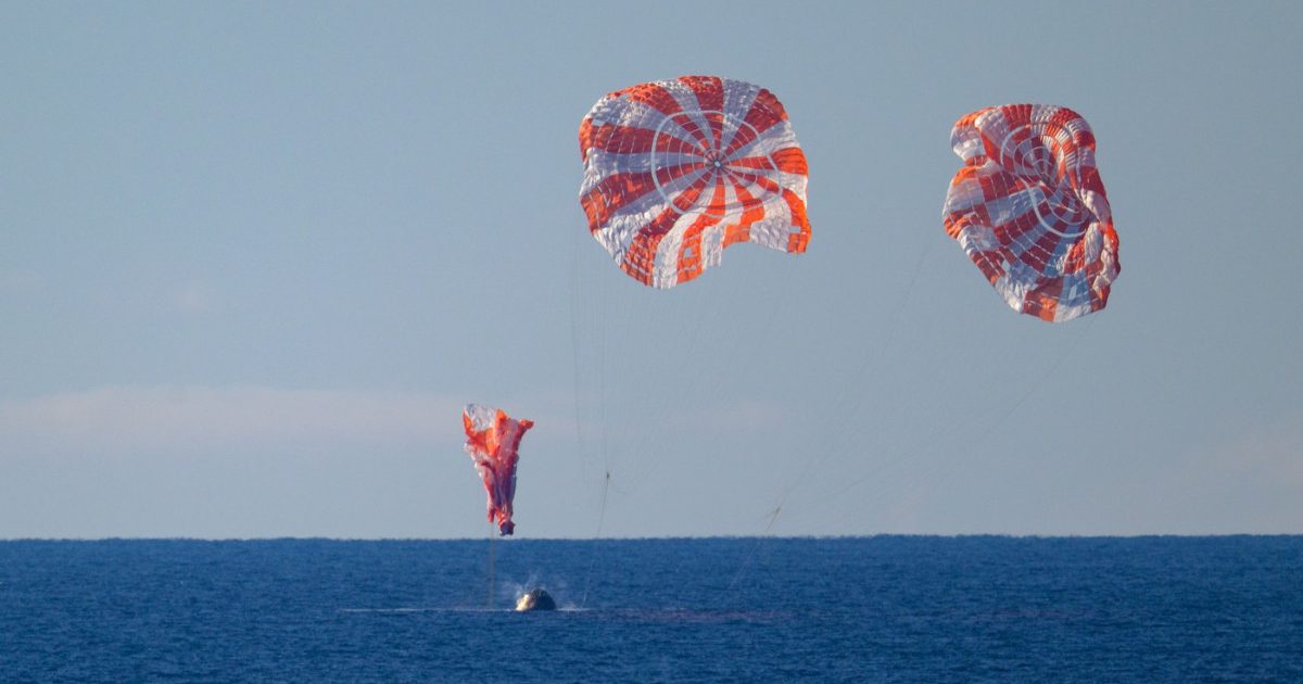 Orion a aterizat în Pacific: Record istoric pentru Agenția Artemis II