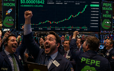 PEPE urcă vertiginos cu 4% pe fondul optimismului, ochii pe rezistență