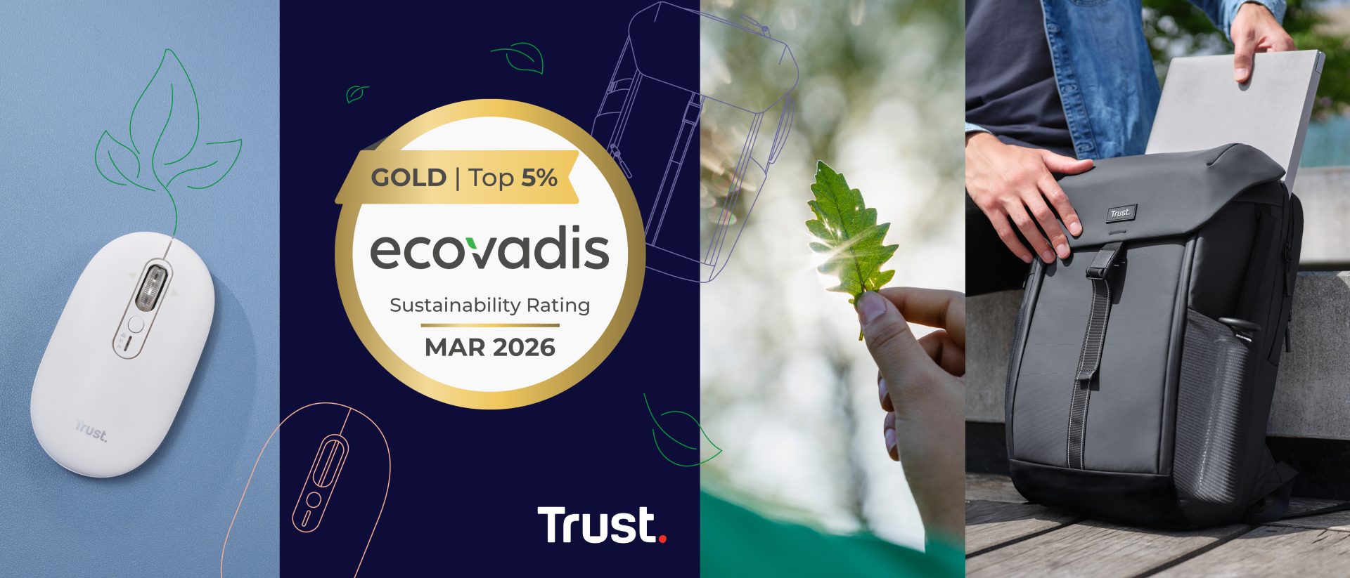 Succes pentru Trust în Evaluarea EcoVadis Compania de tehnologie IT, TRUST, a obținut pentru al patrulea an consecutiv certificarea EcoVadis Gold, un indicator important al angajamentului său față de sustenabilitate