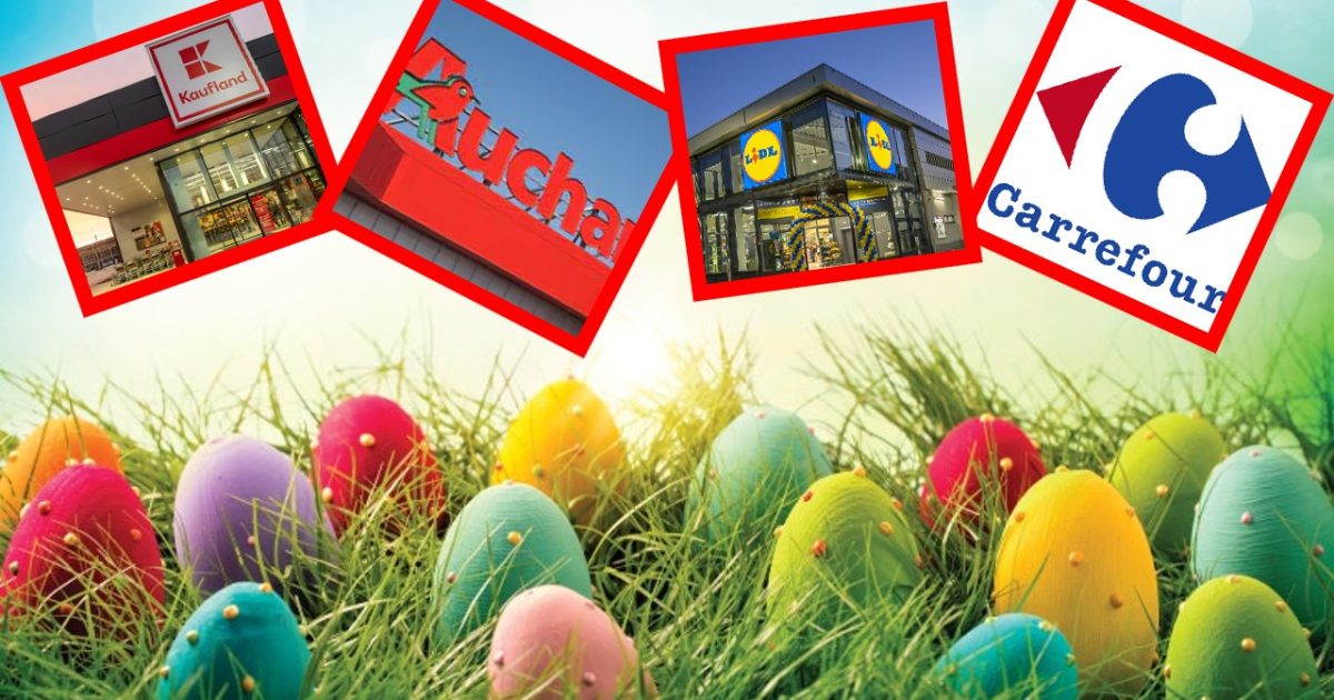 Cumpărături de Paște: Un SINGUR supermarket deschis pe 12 aprilie 2026