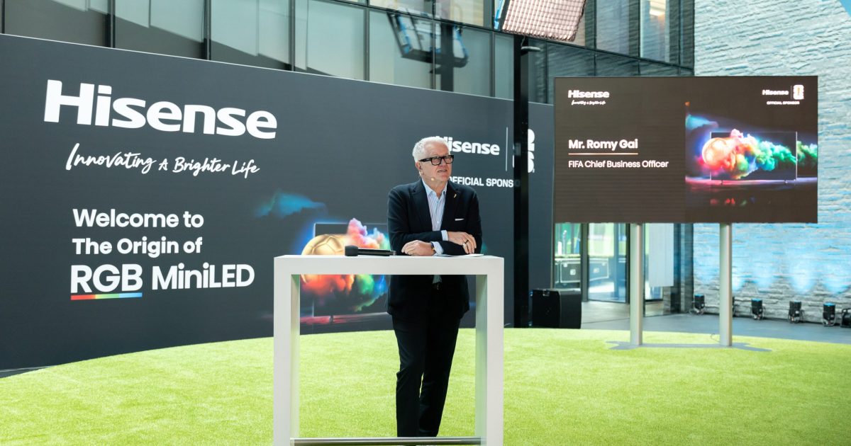 Hisense dezvăluie TV MiniLED 2026 la FIFA, promite spectacol la Cupa Mondială