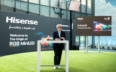 Hisense aduce magia fotbalului: Noile televizoare RGB MiniLED, lansate la FIFA