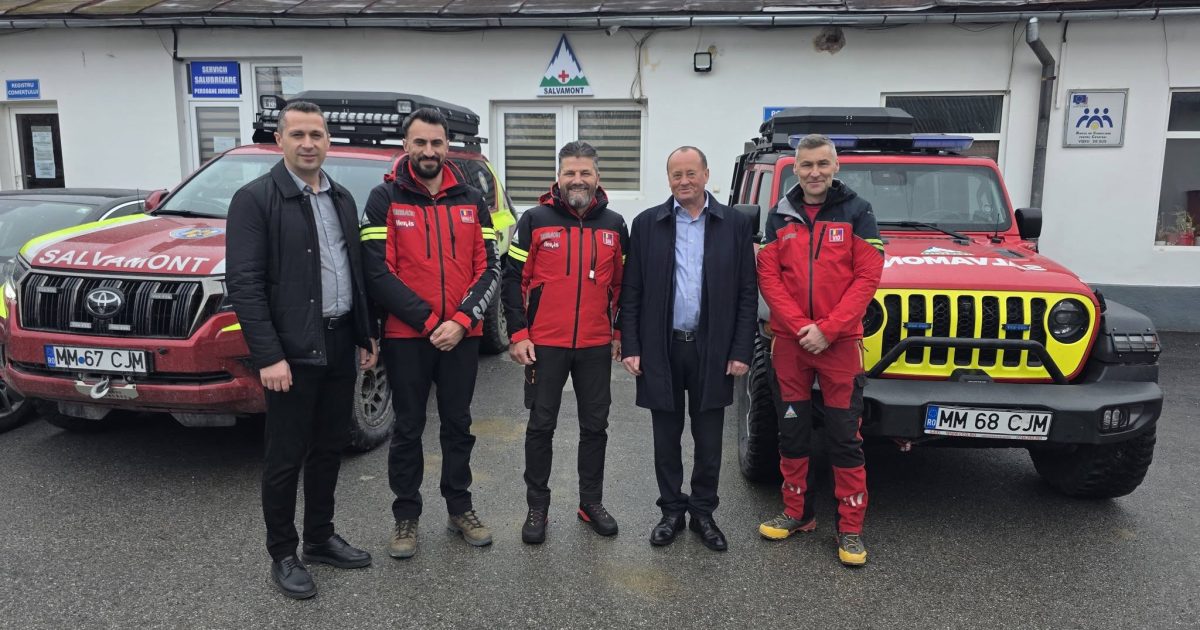 Nouă bază SALVAMONT Maramureș la Vișeu de Sus: Intervenții mai rapide