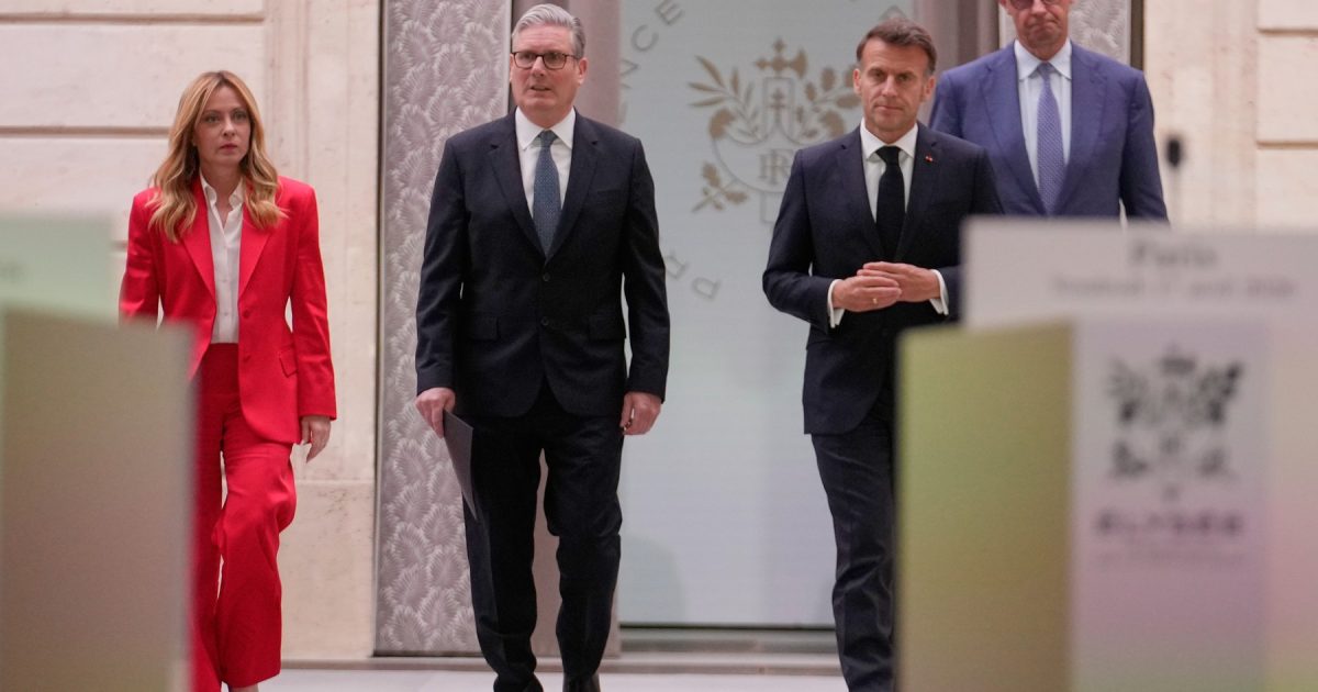 Starmer, Macron, Merz și Meloni bat palma: Misiune în Strâmtoarea Ormuz