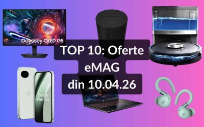EMAG atacă! Super oferte la căști Anker, telefon Android beton și boxe Sonos