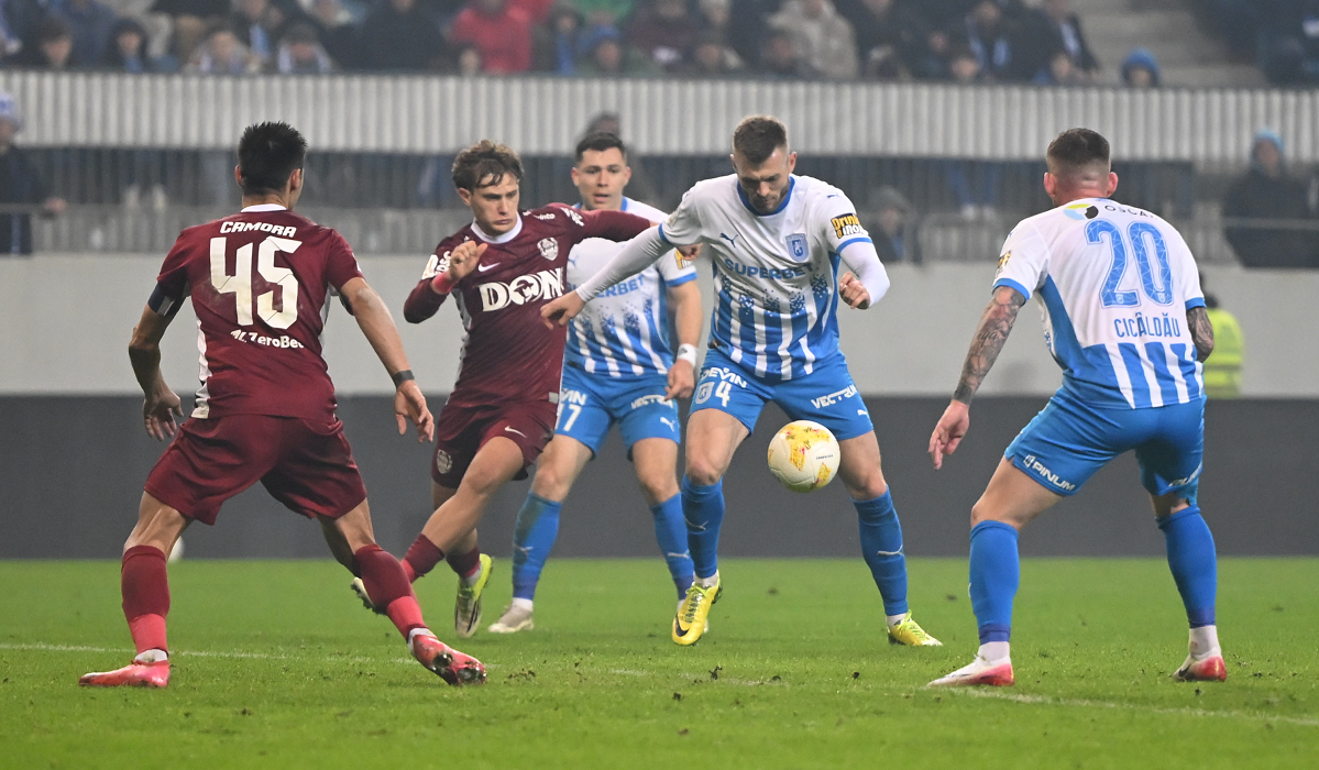 Bănie: Craincița craiova și CFR Cluj, remiză albă crucială