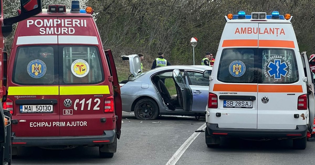 Grav accident rutier la ieșirea din Mediaș spre Moșna: Victime