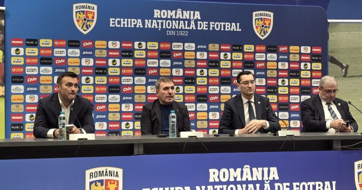 Hagi, selecționerul României: Conferință-șoc pentru istorie