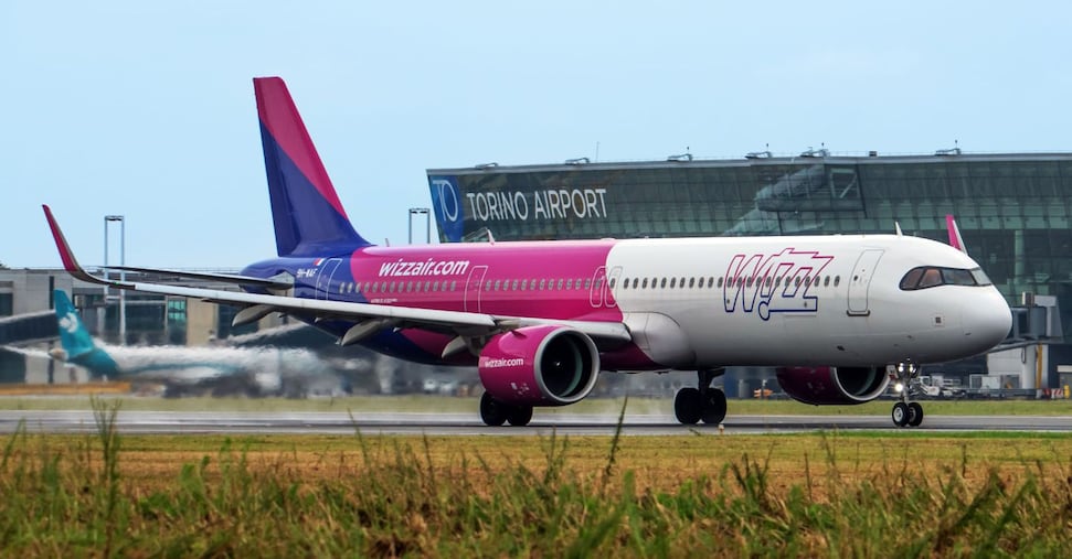 Wizz Air, bază nouă în Torino: 7 rute directe spre destinații europene