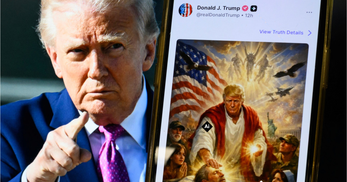 Trump, controversa iadului: „Iisus” cu chip de capră, șoc în America
