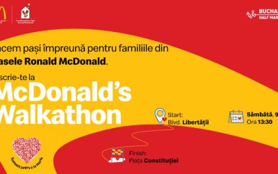 McDonald’s invită comunitatea la o cursă caritabilă pentru copiii internați