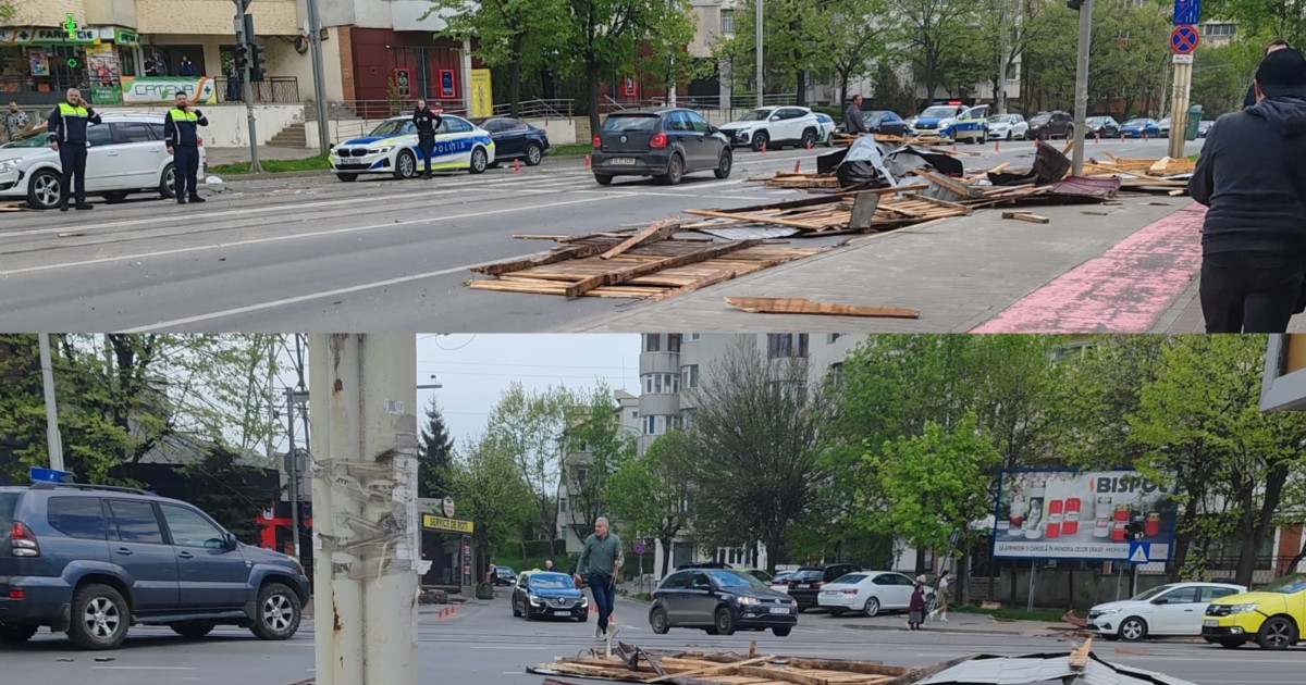 Vânt mortal în Moldova: Acoperiș prăbușit, un bărbat a murit