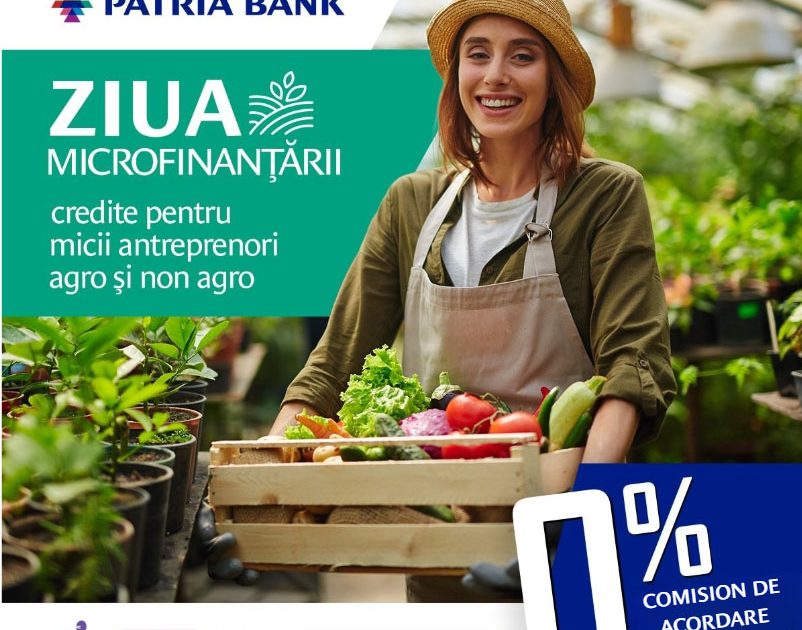 Patria Bank și Patria Credit, cadou pentru antreprenori: ZERO comision până pe 20 aprilie