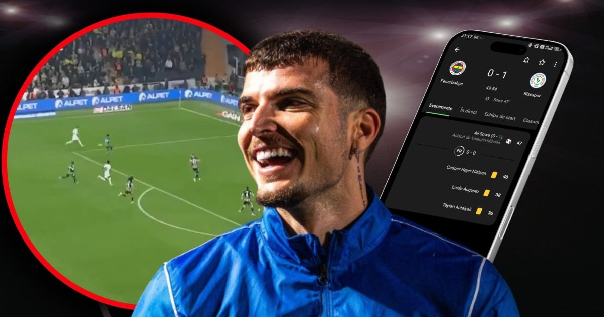 Mihăilă, bijuterie în Turcia: Pasă de gol de senzație cu Fenerbahce