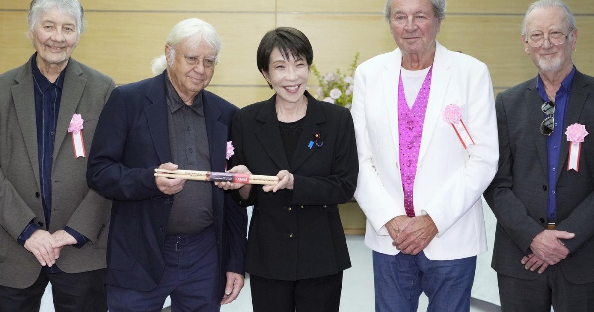Deep Purple, surpriză la Tokyo: Sanae Takaichi, fană, i-a primit pe britanici