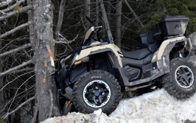 Gorj: Accident TERIBIL cu ATV într-un copac. O victimă, în stare CRITICĂ