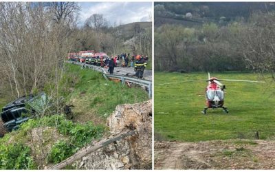 Grav accident la Mediaș: 7 victime și plan roșu activat, elicopter SMURD