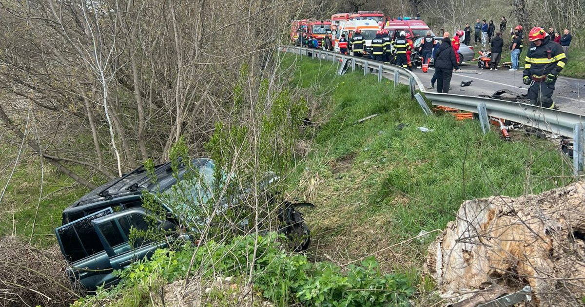 Accident grav în Sibiu: Planul Roșu activat pe un drum județean