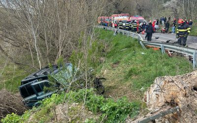 Accident grav în Sibiu: Planul Roșu activat pe un drum județean