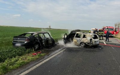 Accident teribil în Timiș: O femeie a murit, trei răniți grav