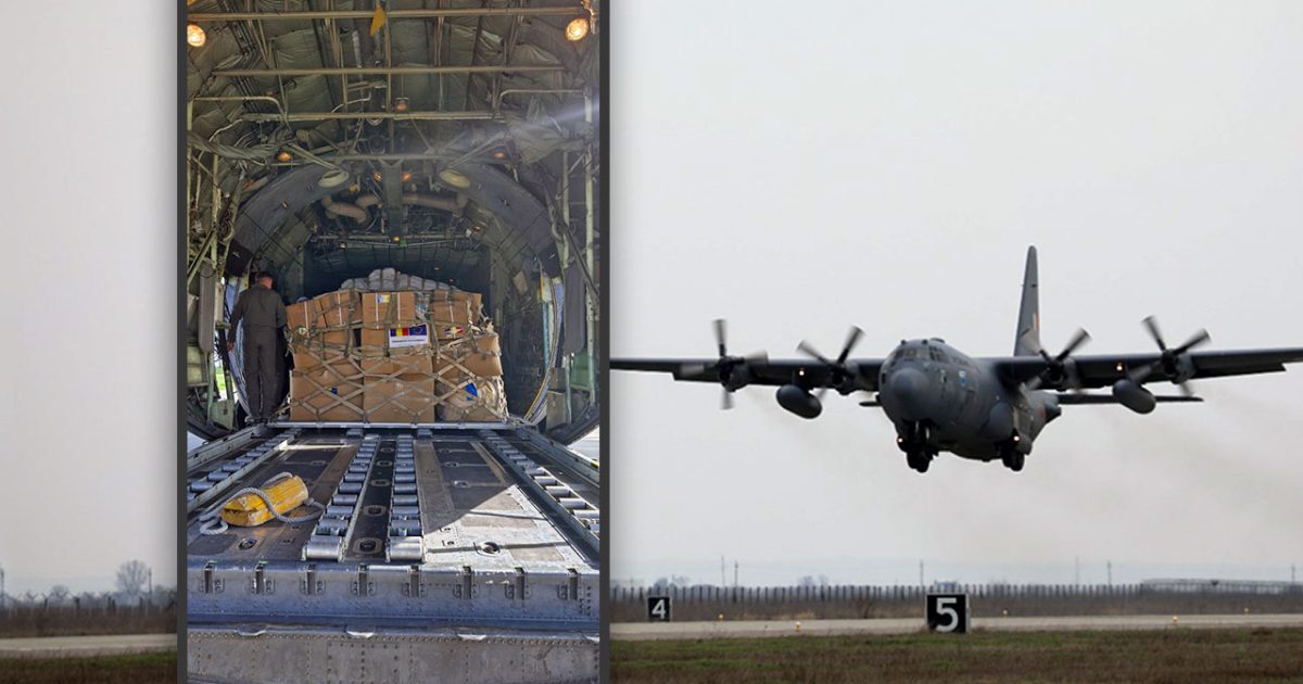 15 tone de ajutoare: Alimente și echipamente ajung la civili