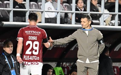 Dobre, certat de Gâlcă în fața echipei! Scandal la antrenamentul Rapidului?