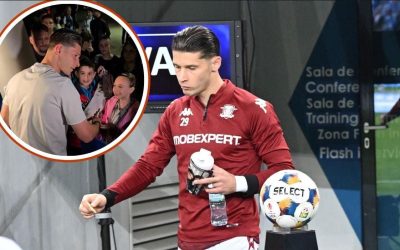 Dobre, gest emoționant după U Craiova – Rapid: Ce a făcut fotbalistul după meci