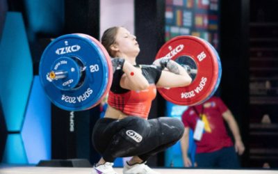 Andreea Cotruța, argint la smuls pentru România la Europenele de Haltere, Batumi