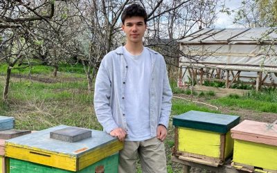 Codrin din Iași, vânătorul de albine: Și-a informatizat stupina, cu premiu!